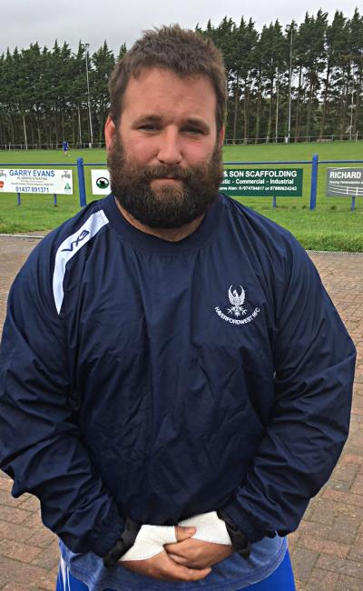 Jamie Zambas - try for Haverfordwest prop